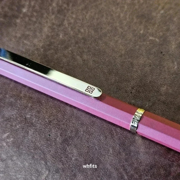 Givenchy Red Ballpoint Pens and Pencil set with Case & Original Box (Black ink) - Picture 4 of 8